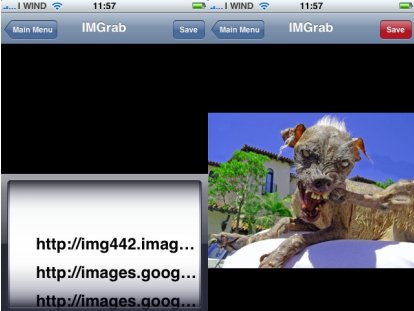 IMGrab: salvare immagini da internet sull’iPhone