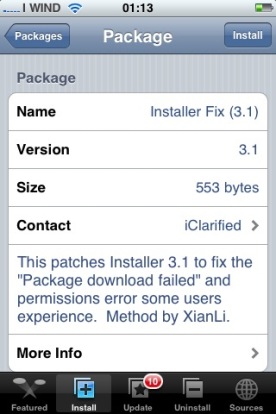 Installer Fix (3.1): fixati gli errori sui permessi e il “Package download failed”