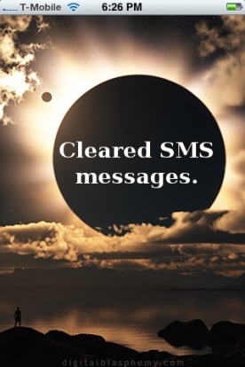 Clear SMS: cancellare tutti gli SMS con un click