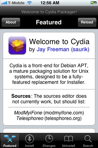 Come aggiungere le source in Cydia