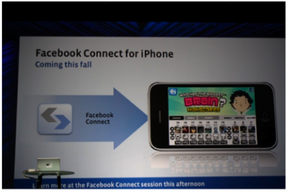 FaceBook Connect in arrivo per iPhone