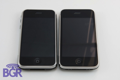 Foto-confronto tra l’iPhone 2G e il 3G