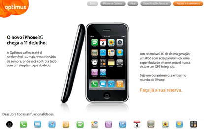 Svelate le tariffe portoghesi Vodafone e Optimus per l’iPhone 3G