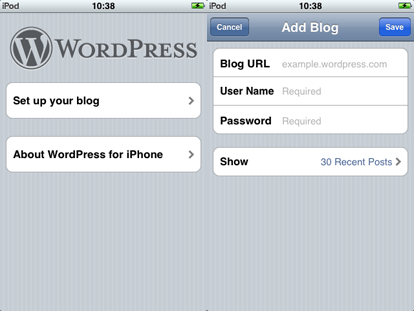 WordPress per iPhone, ecco la recensione