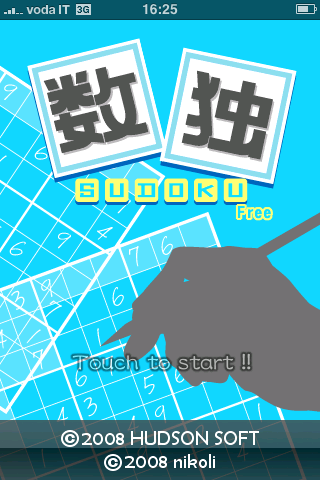 Sudoku Free: giocare al Sudoku con l’iPhone