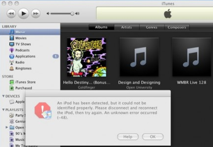 Conflitto tra iTunes8 e PwnageTool