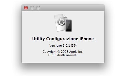 Disponibile iPhone Configuration Utility 1.0.1 per Mac