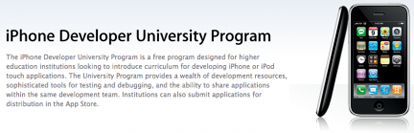 Lanciato ufficialmente l’iPhone University Program