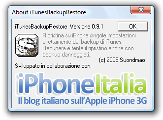 Esclusiva: iTunesBackupRestore, per ripristinare un backup dell’iPhone senza utilizzare iTunes