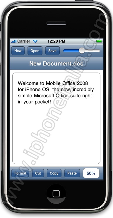 mobile office for iphone os application microsoft