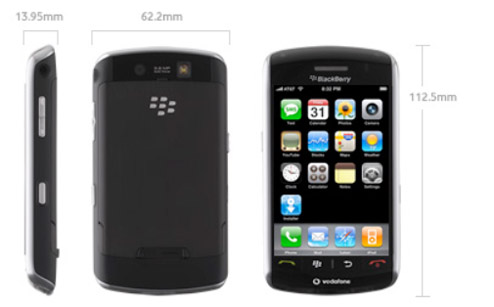 Un BlackBerry clone dell’iPhone?