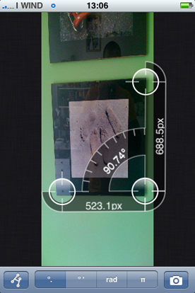 iProtractor: il goniometro sull’iPhone