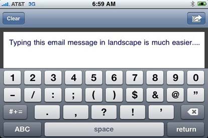 TouchType: tastiera in landscape per scrivere le e-mail con l’iPhone