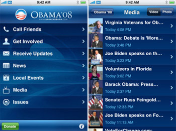 Obama sfrutta l’iPhone per la sua campagna elettorale
