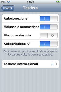 Migliorato il correttore italiano dell’iPhone