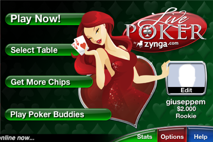 LivePoker: giocare a poker in multiplayer online
