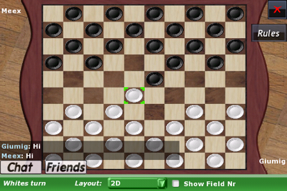 Checkers Online: giocare a dama in multiplayer