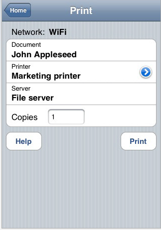 Print: stampare dall’iPhone