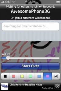 Collaborative Whiteboard (Cydia): disegnare con due iPhone sulla stessa lavagna