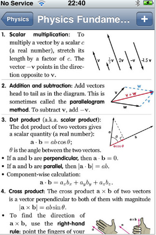 Physics Formula: la fisica su iPhone