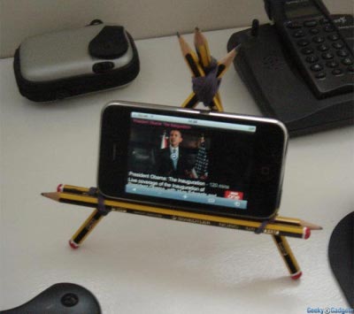 Pencil iPhone Stand: lo Stand con le matite