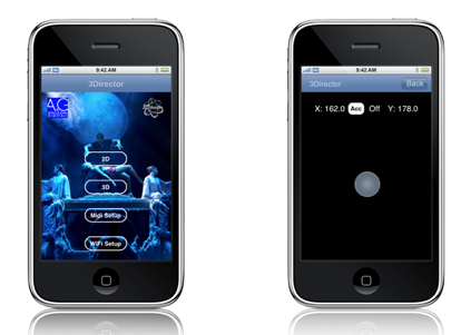 3Director: muovere suoni e luci usando l’iPhone
