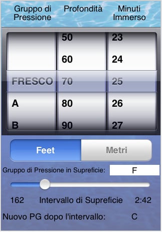 Dive Planner: un’applicazione per subacquei