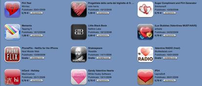 AppStore: idee regalo per San Valentino