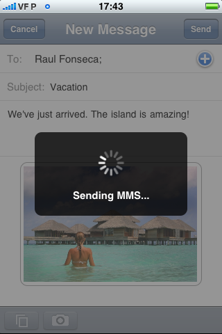 L’applicazione AppStore per ricevere ed inviare MMS
