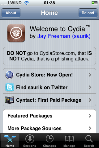 Attenzione: il sito CydiaStore.com potrebbe essere pericoloso