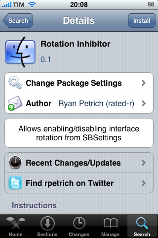 Rotation Inhibitor: disattiva l’accelerometro di iPhone