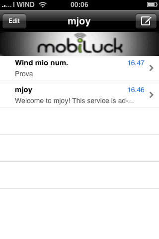 Mjoy: invia Sms gratis tramite connessione internet