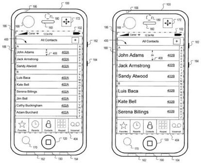 Due brevetti Apple per una nuova interfaccia dell’iPhone