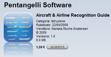 Aircraft & Airline Recognition Guide: informazioni su vari aerei