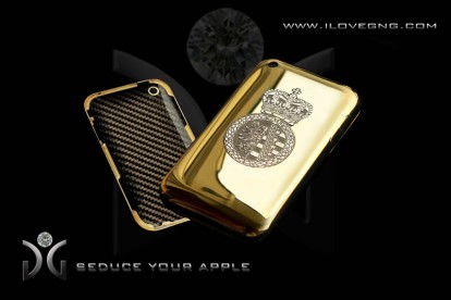 Dalla Germania custodie in oro personalizzate per iPhone