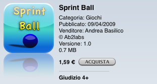 Sprint Ball, la recensione