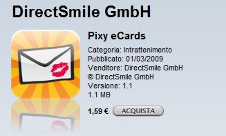 Pixy eCards: cartoline elettroniche con testo creativo