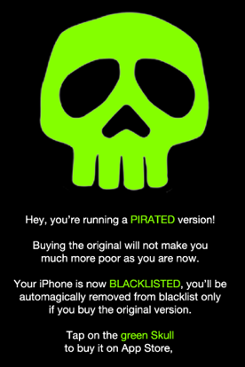 Una blacklist per gli iPhone che usano applicazioni crackate?