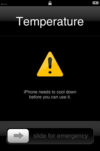 Temperature Warning, quando l’iPhone è troppo caldo