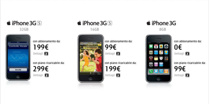 Ecco le offerte 3 per iPhone 3GS e 3G