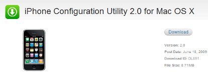 Apple rilascia l’iPhone Configuration Utility 2.0
