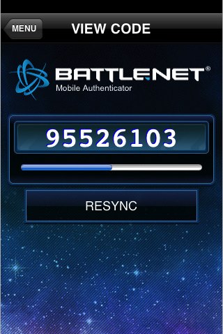Blizzard Authenticator per iPhone