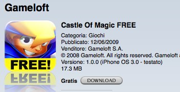 Castle Magic disponibile in versione lite