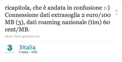 Twitter _ 3 Italia - H3G_ ricapitola, che è andata i ...