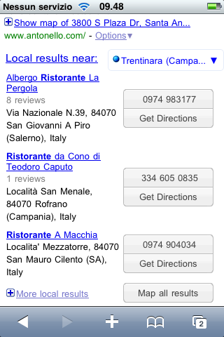 Google: attivato il servizio “My Locations” su iPhone firmware 3.0