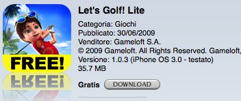 Let’s Golf in versione lite