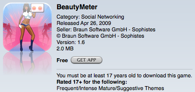 Pornografia minorile su AppStore? Apple elimina l’applicazione BeautyMeter