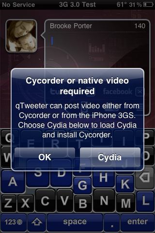 qTweeter 2.0 (Cydia): carica i video su Tweetter e Facebook da qualsiasi iPhone