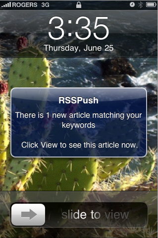 RSSPush: le notifiche push agli RSS