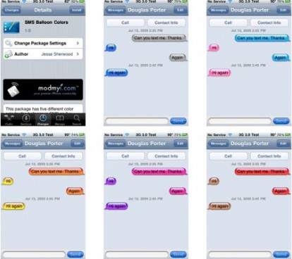 SMS Balloon Colors (Cydia): cambia colore agli Sms